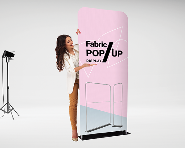 Luxe Fabric Pop Up Display