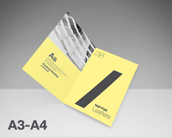 Folded Leaflet - A3 to a4