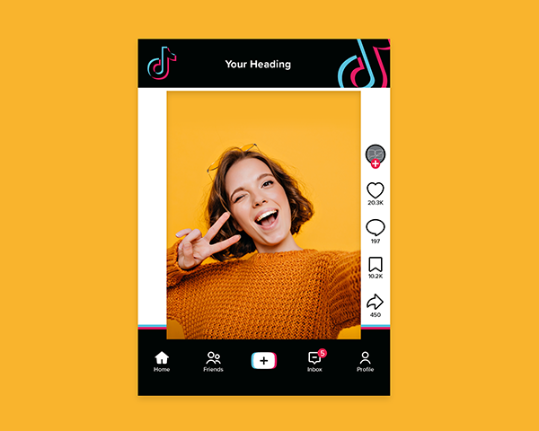 Tik Tok Selfie Frame