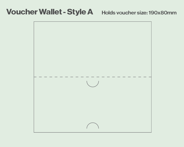 Gift Voucher Wallet - Style A Template