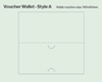 Gift Voucher Wallet - Style A Template