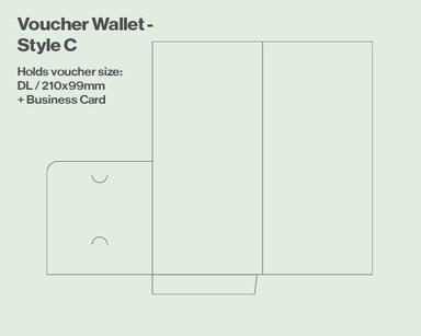 Voucher Wallet Style C Template