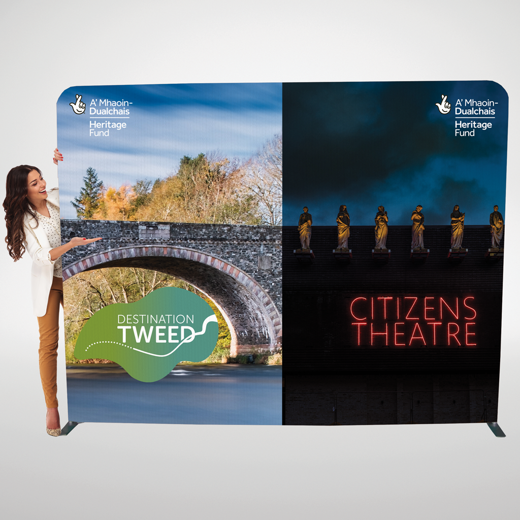 Fund Stretch Fabric Display Wall