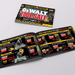An open booklet and a matching closed cover for a DeWalt Tool Sale promotional guide, displayed on a light gray background. The booklet features black, yellow, and red graphics with product deals and tool photos.