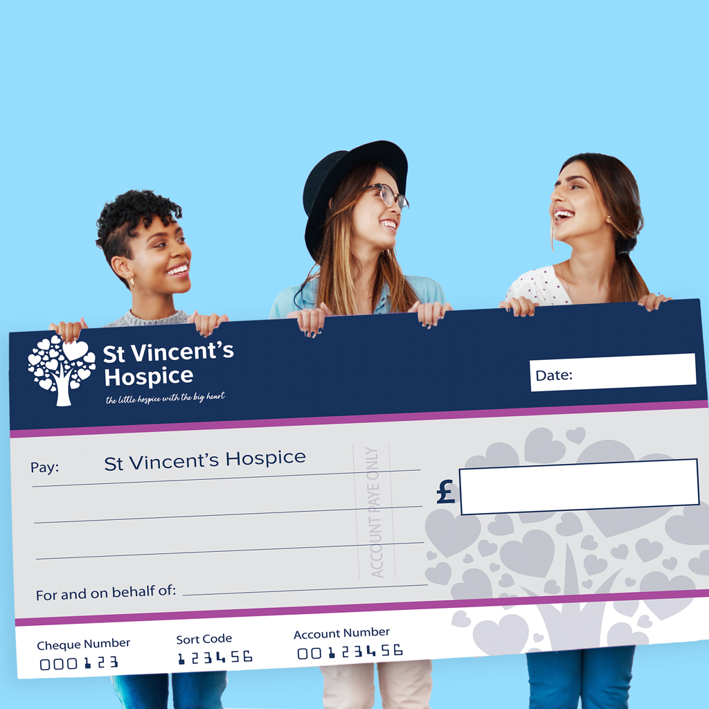 Hospice Super Size Cheque