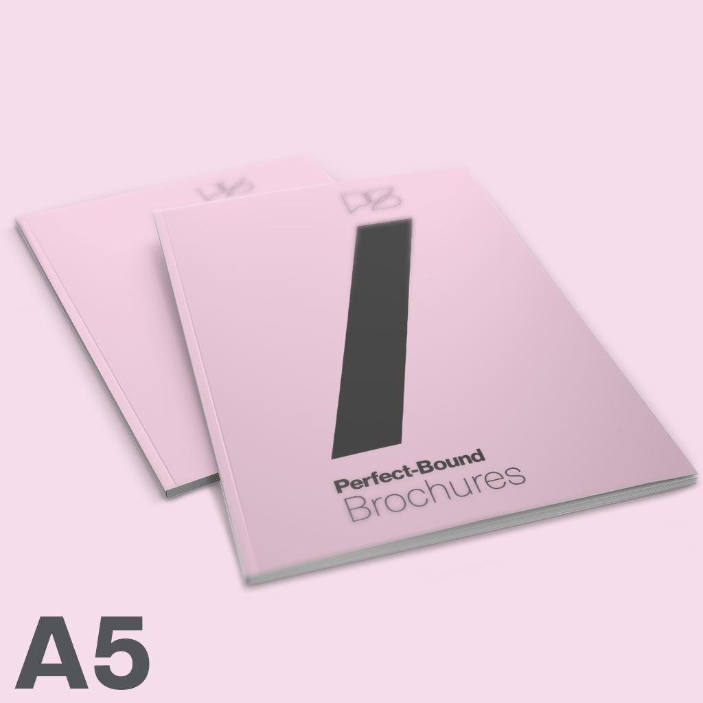 A5 Perfect Bound Brochure Printing