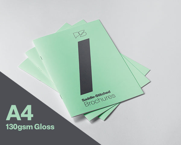 A4 Brochure 130gsm Gloss