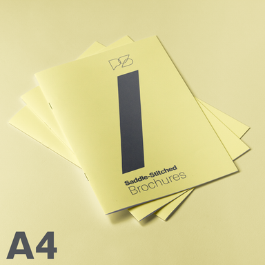 A4 Saddle Stitched Brochure Printing