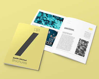 150gsm Saddle Stitched Brochure Inside