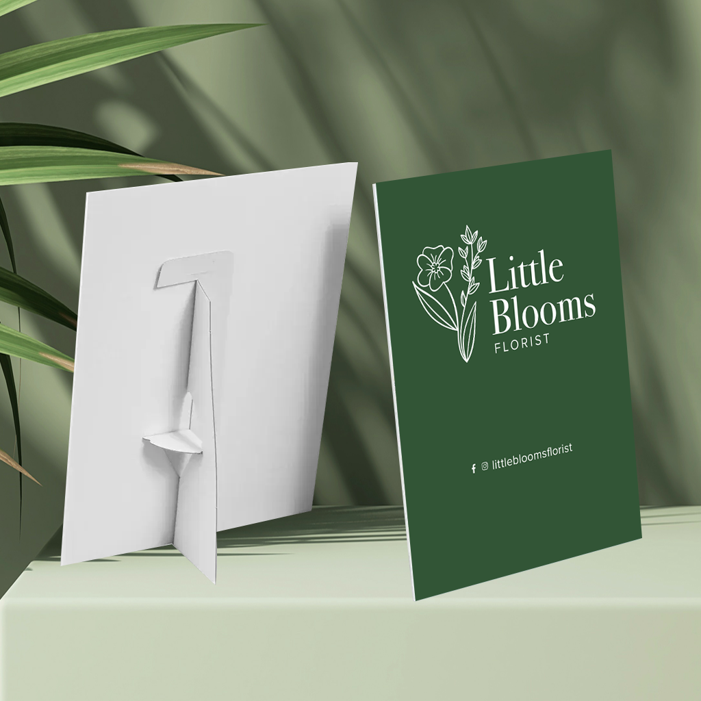 Florist Rigid Strut Card