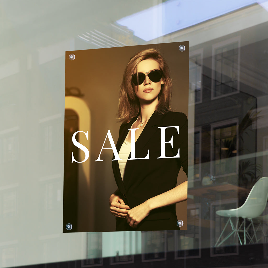 Window Posters with Suction Cups
