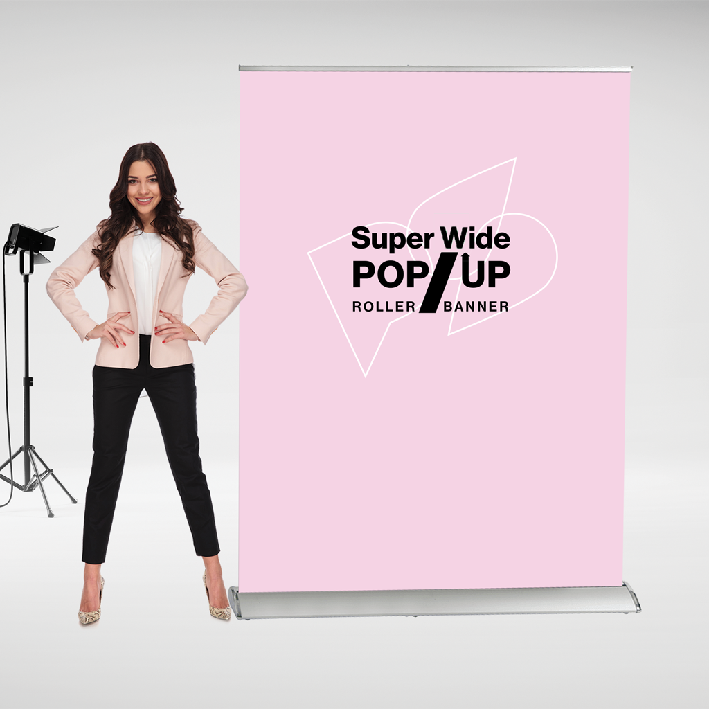 Luxe Super Wide Roller Banner