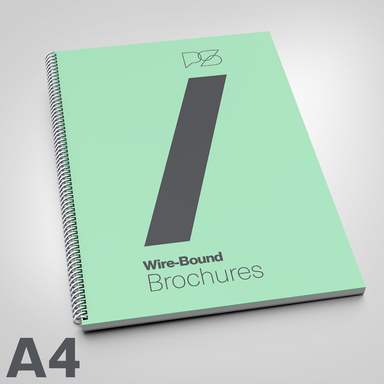 A4 Wire Bound Brochure Printing