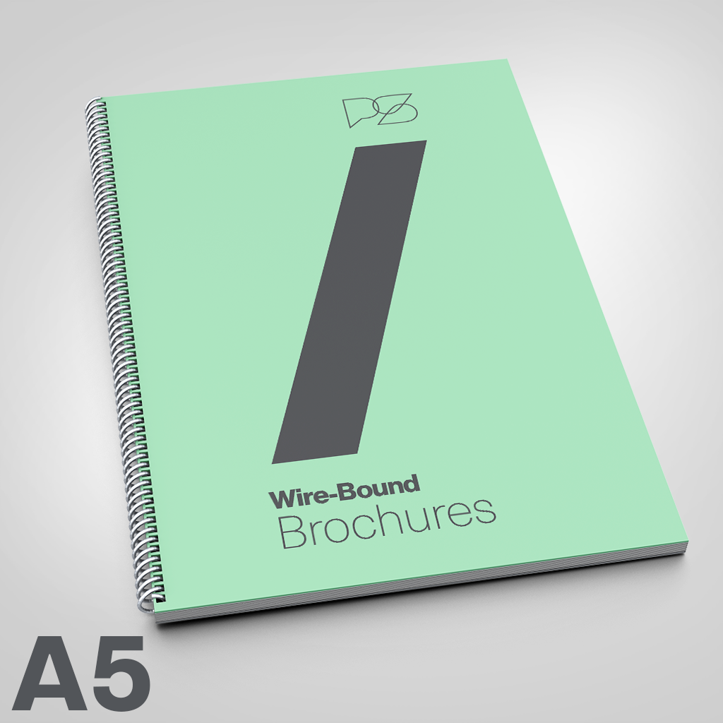 A5 Wire Bound Brochure Printing