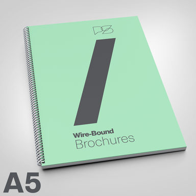 A5 Wire Bound Brochure Printing