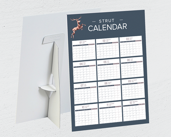 Strut Card Calendars