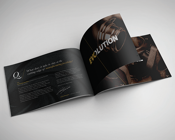 Saddle Stitched Brochure A4 Landscape