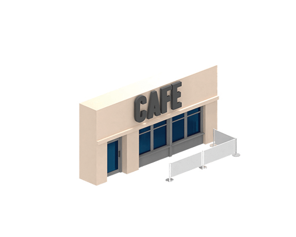 Luxe Cafe Barrier Diagram