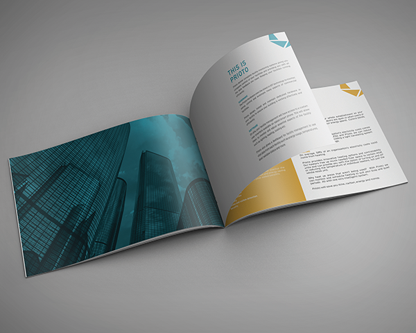 Saddle Stitched Brochure Property Services